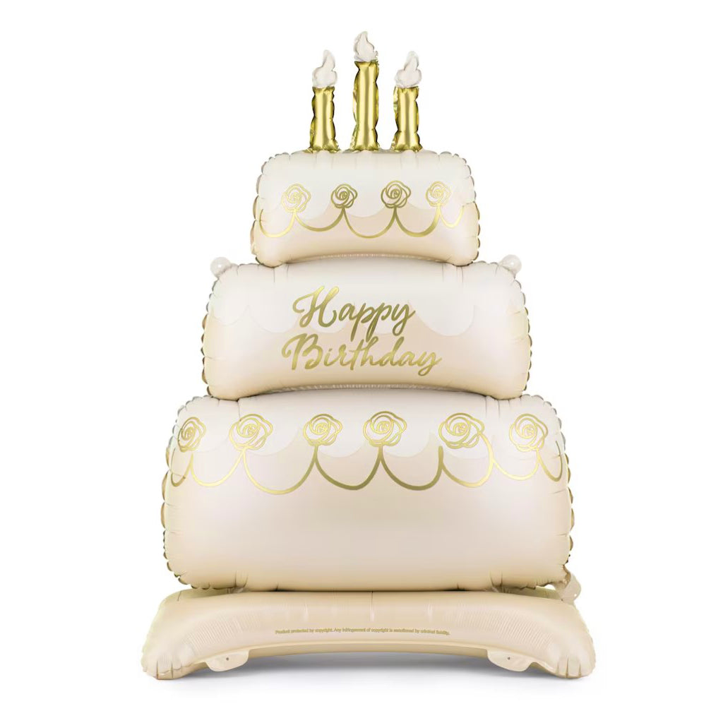 Standing Birthday Cake Balloon