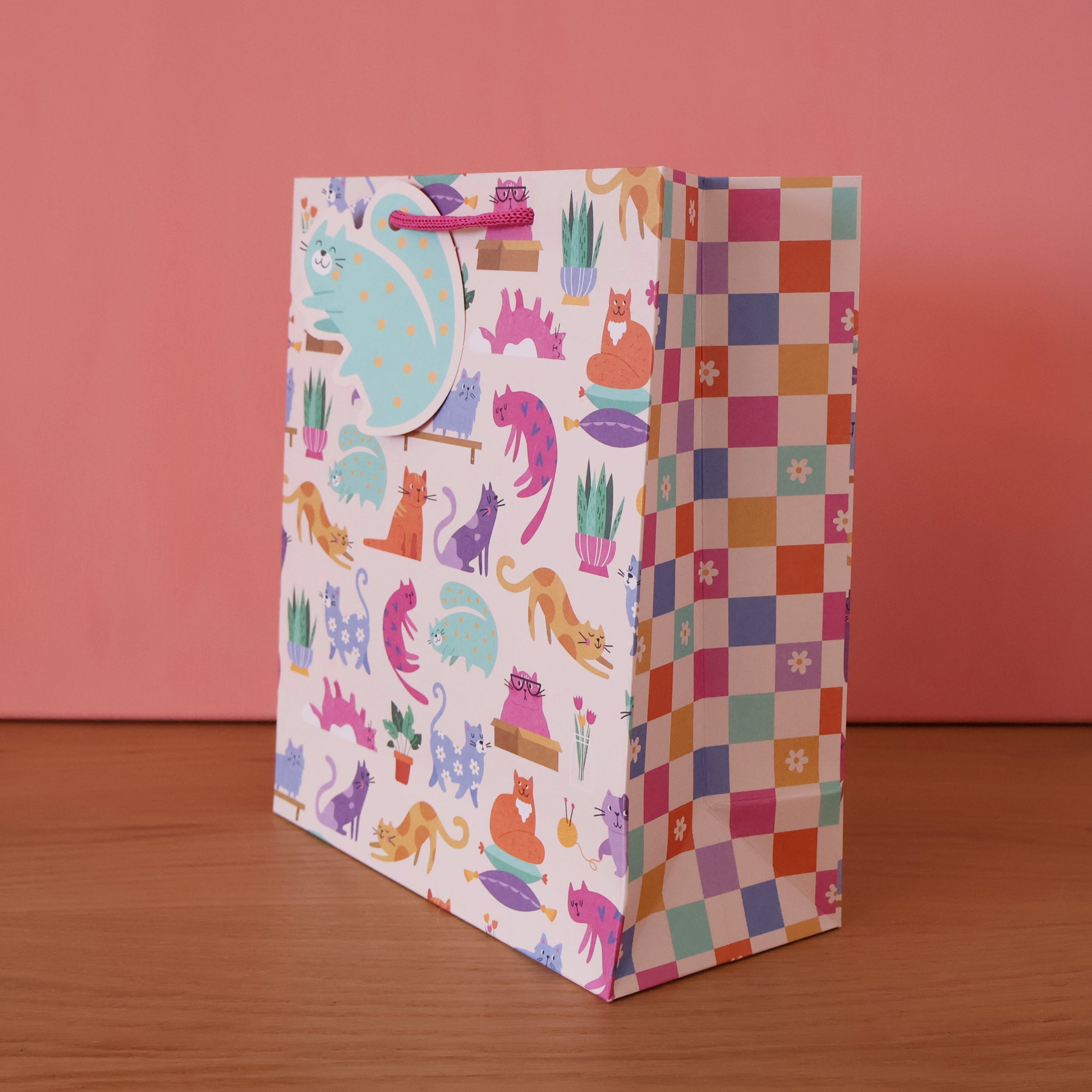 Colourful Cats Gift Bag