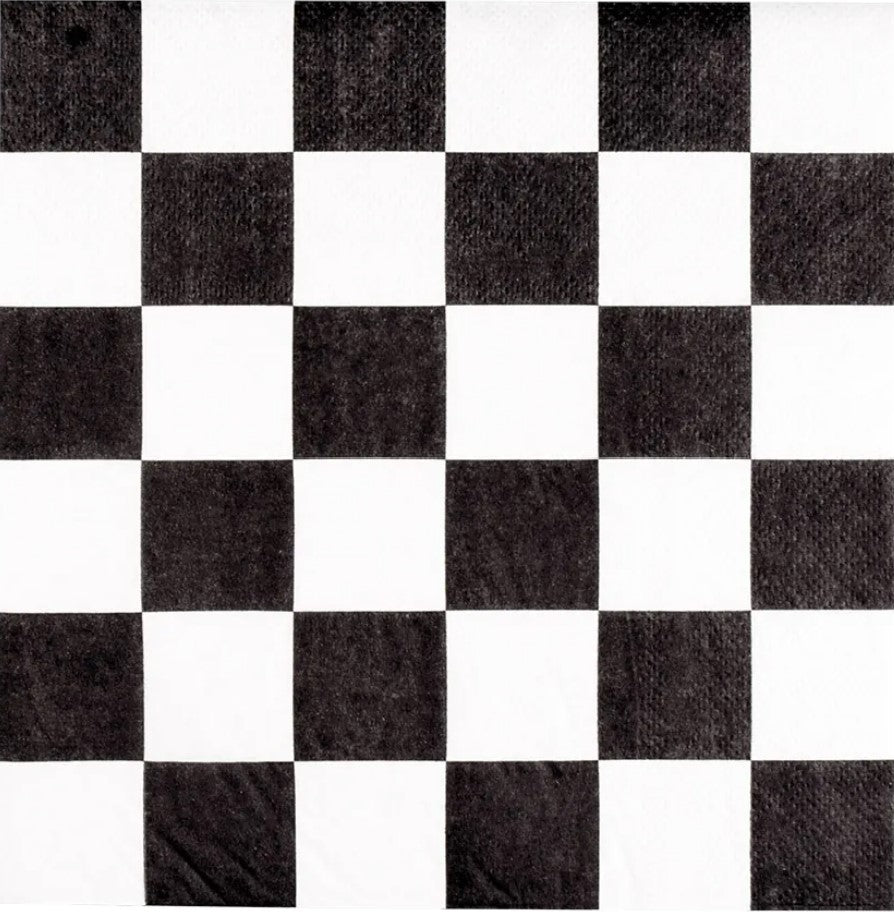 Chequered Flag Napkins x 20