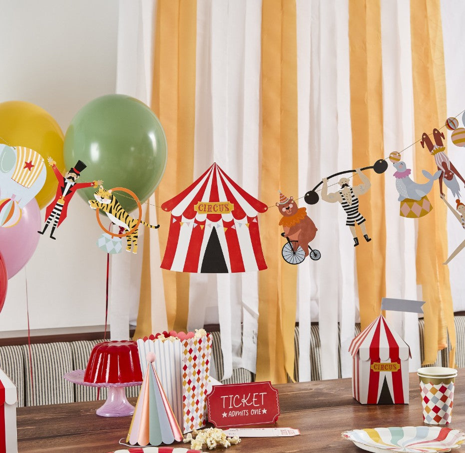 Circus Card Garland - 3m
