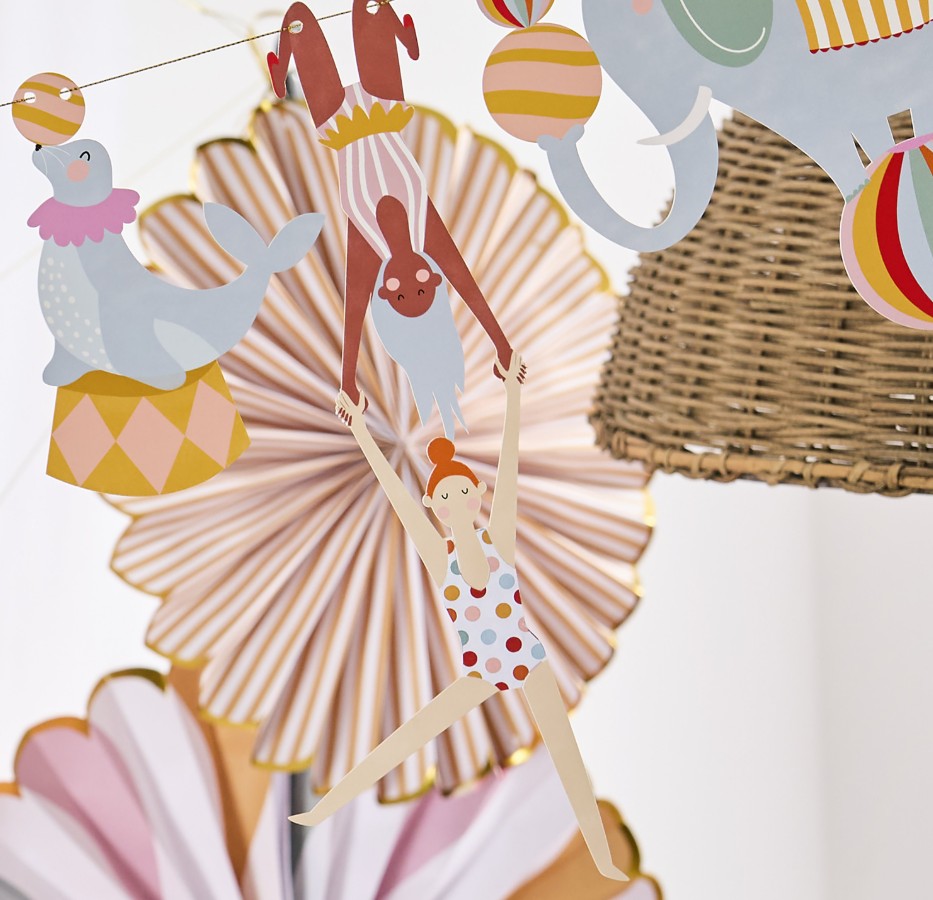 Circus Card Garland - 3m