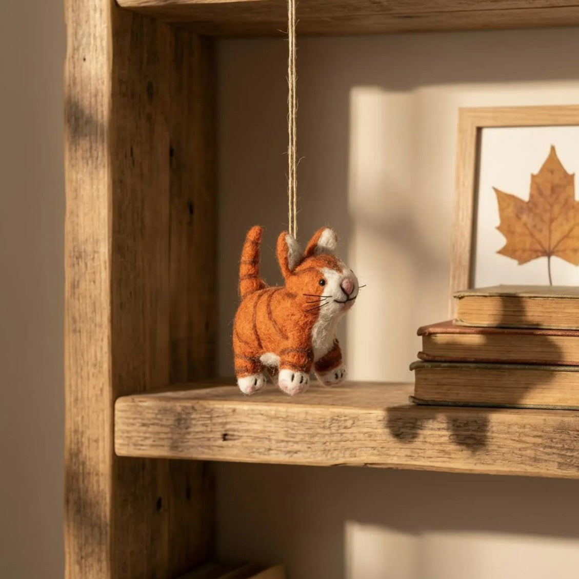 Felt Colin the Cat Hanging Decoration