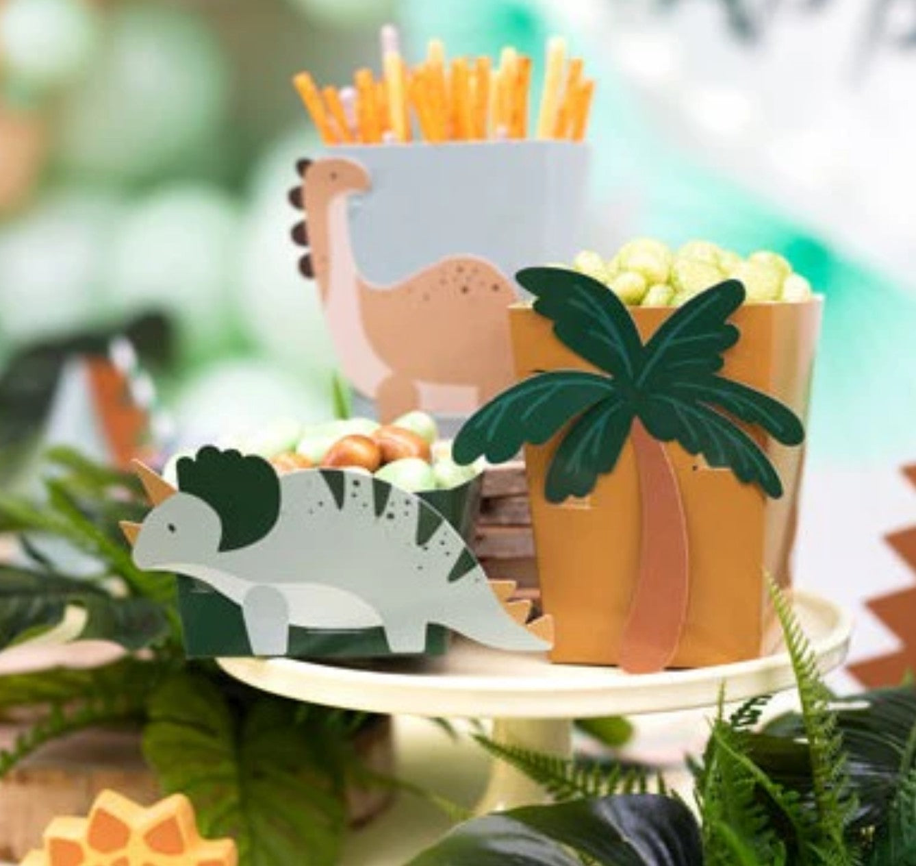 Dinosaur Party Snack Boxes