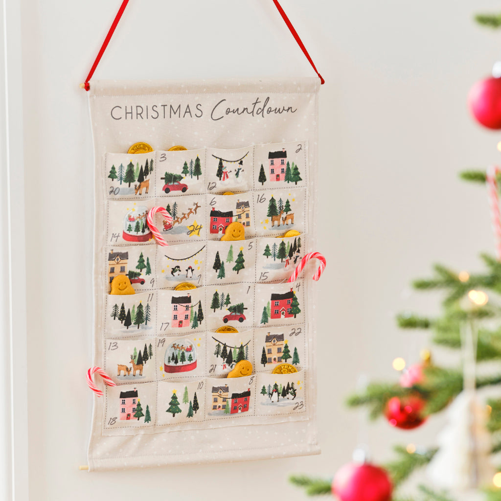 Fabric Christmas Advent Calendar Kit