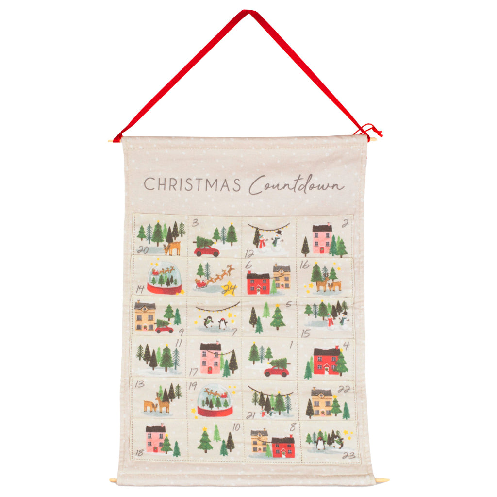 Fabric Christmas Advent Calendar Kit