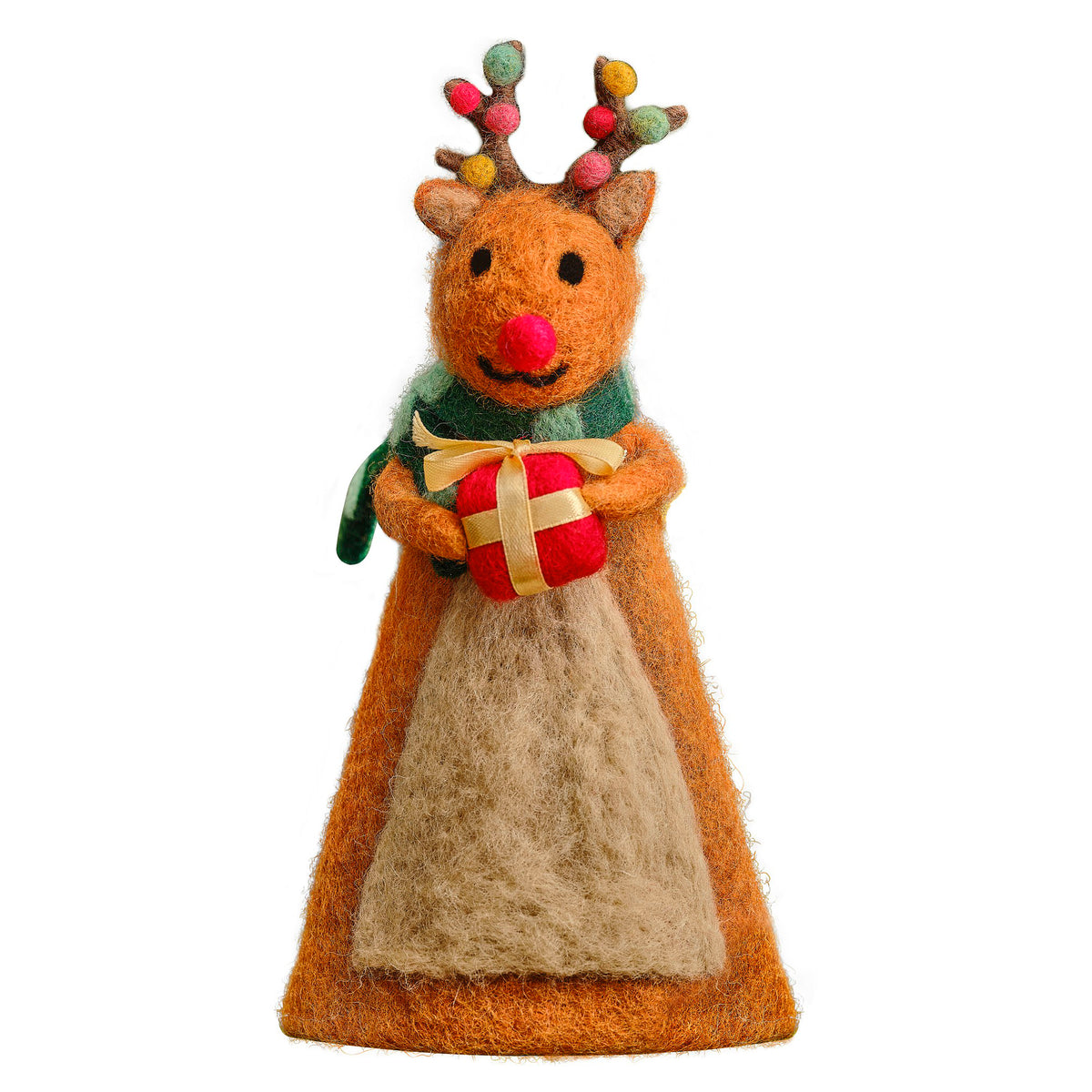 Felt Reindeer Christmas Tree Topper
