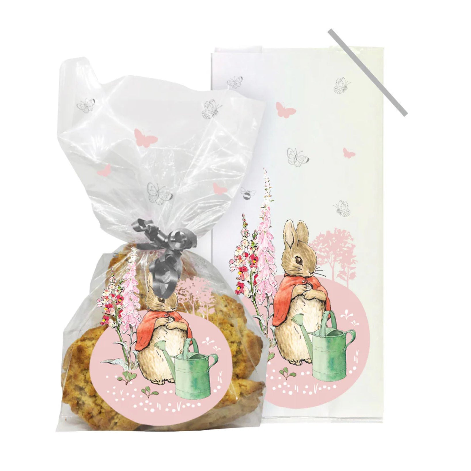 Flopsy Bunny  Cello Treat Bags with Twist Ties x 20
