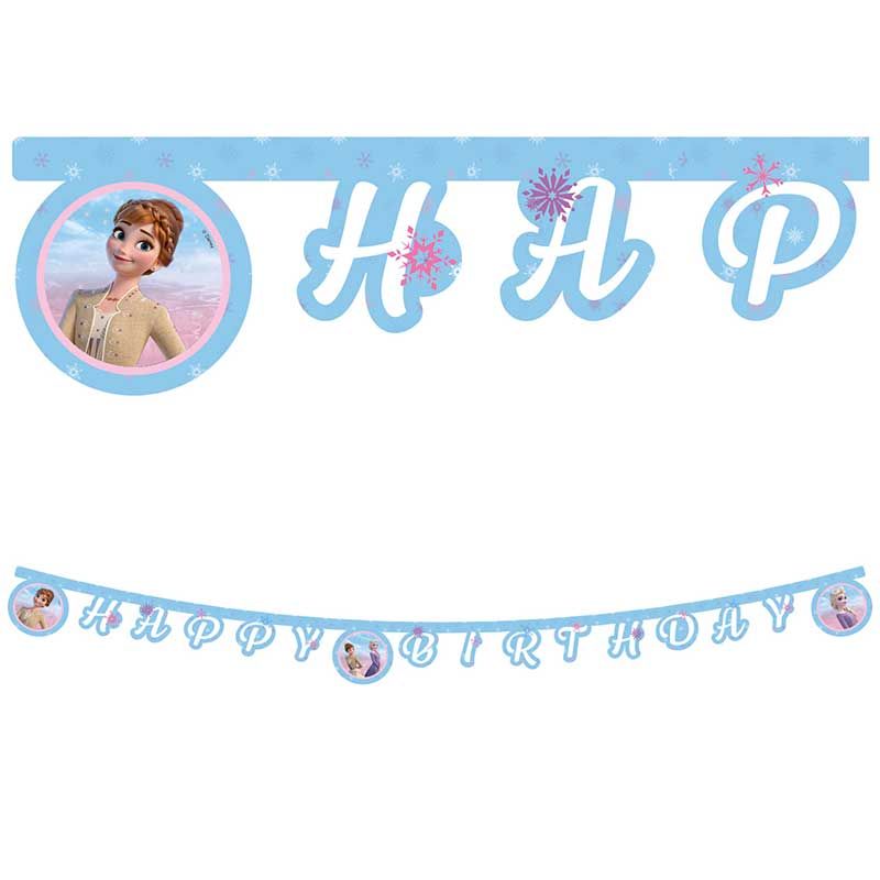 Disney Frozen 2 Happy Birthday Banner
