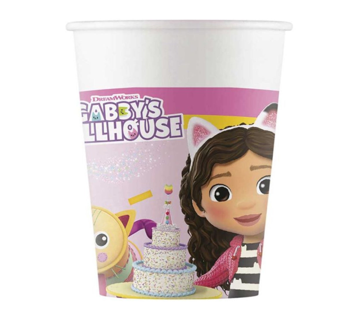 Gabby's Dollhouse Party Cups x 8