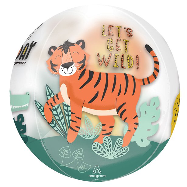 Safari Animals Orb Balloon