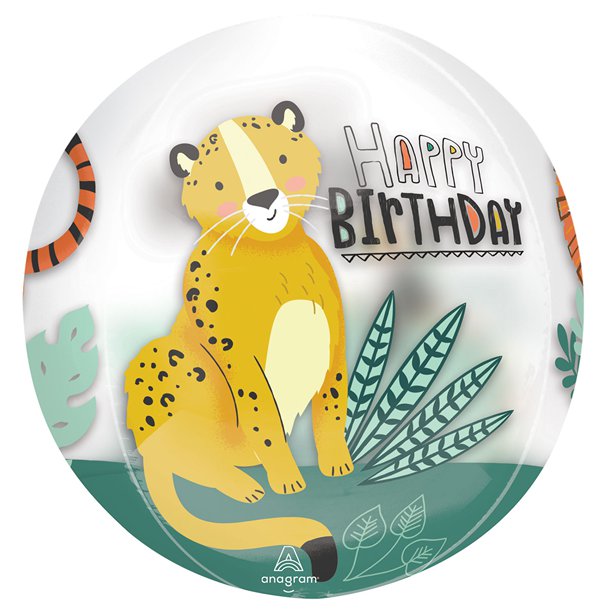 Safari Animals Orb Balloon