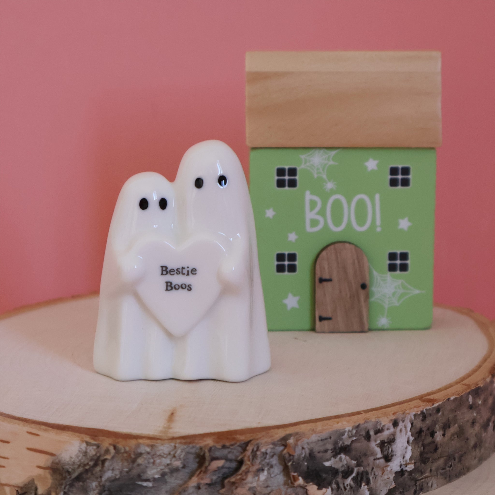 East Of India Porcelain Standing Ghosts - Bestie Boos