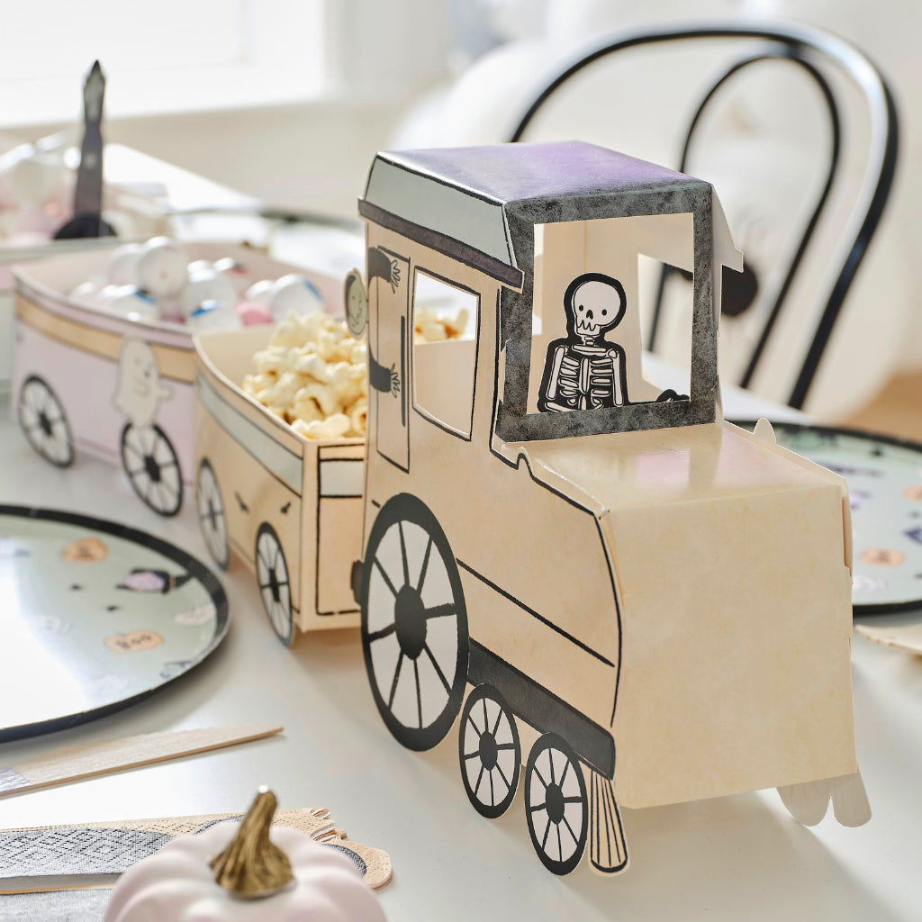 Halloween Ghost Train Treat Stand