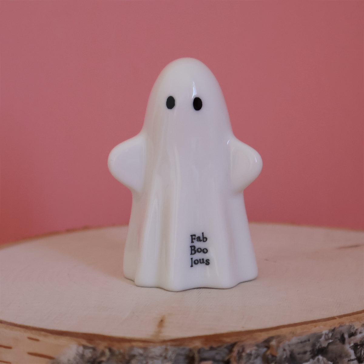 East Of India Porcelain Standing Ghost - Fab-boo-lous