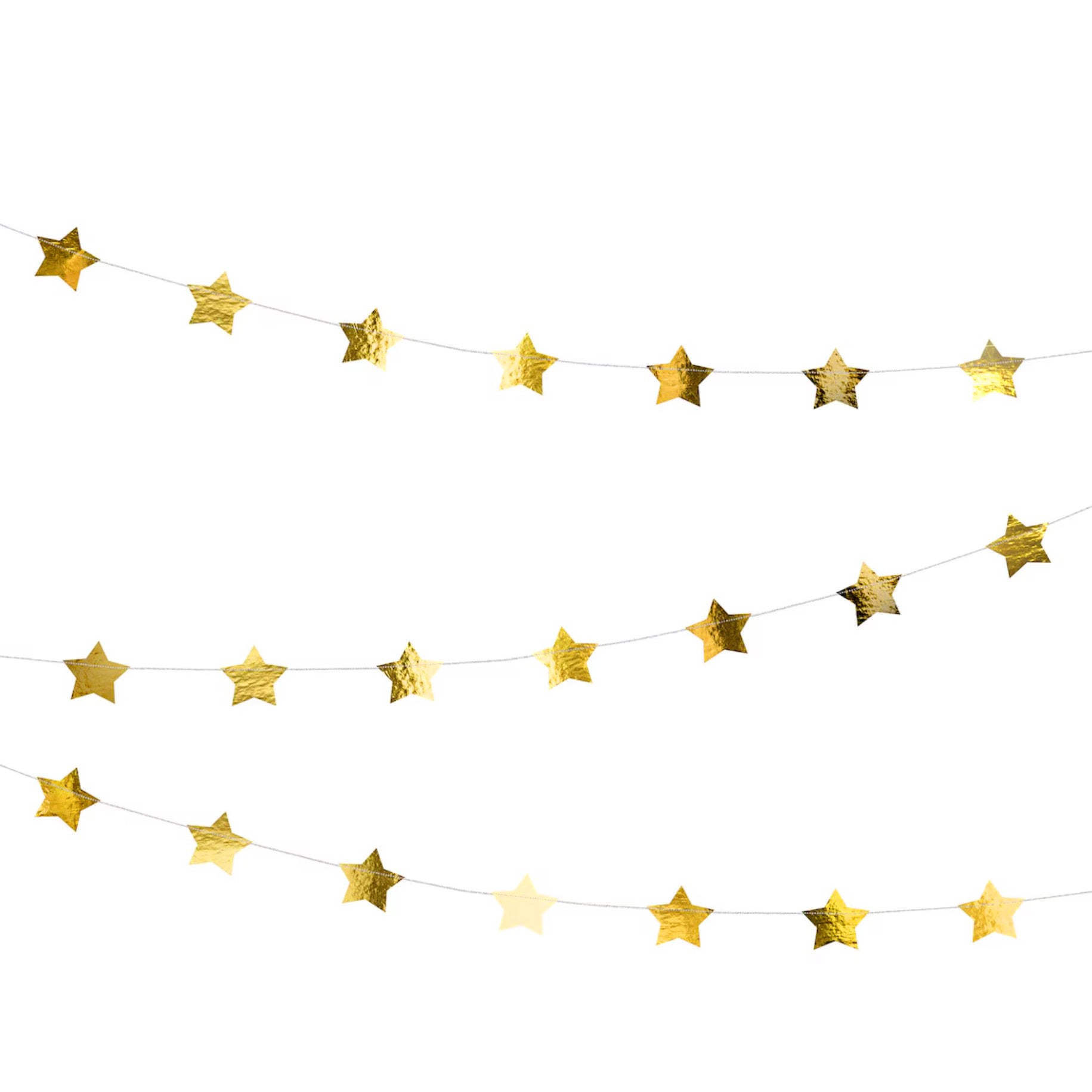 Extra Long Gold Star Banner