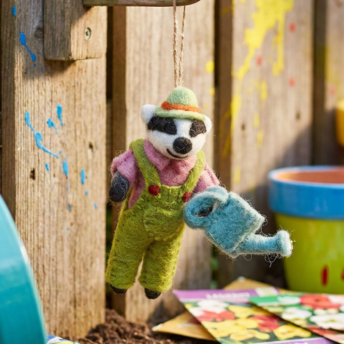 Felt So Good Gus The Gardening Badger