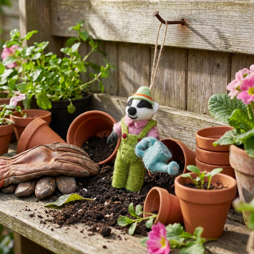 Felt So Good Gus The Gardening Badger