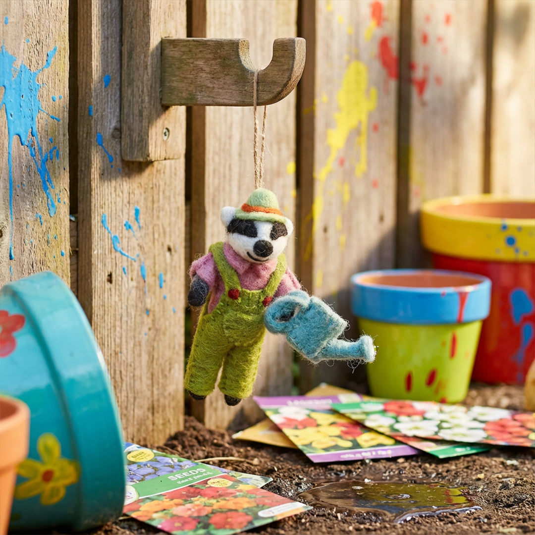 Felt So Good Gus The Gardening Badger