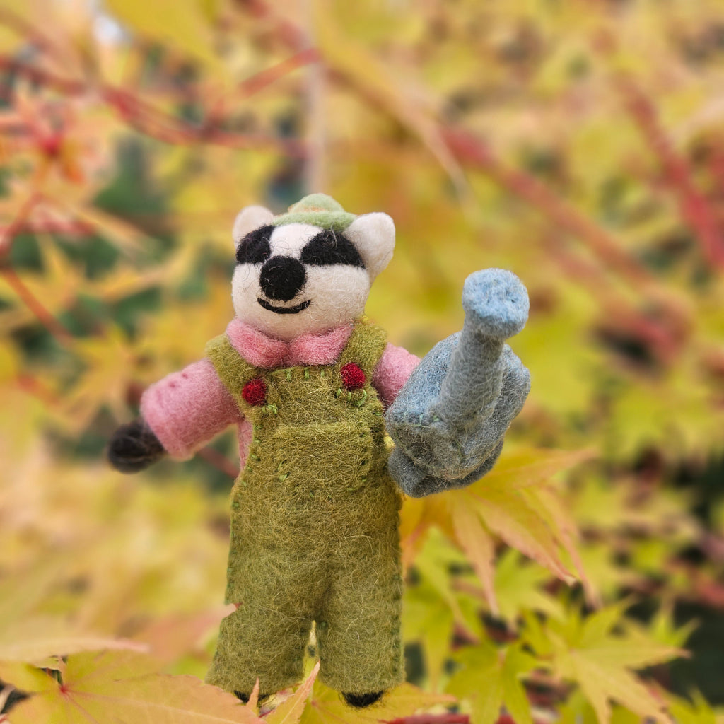 Felt So Good Gus The Gardening Badger