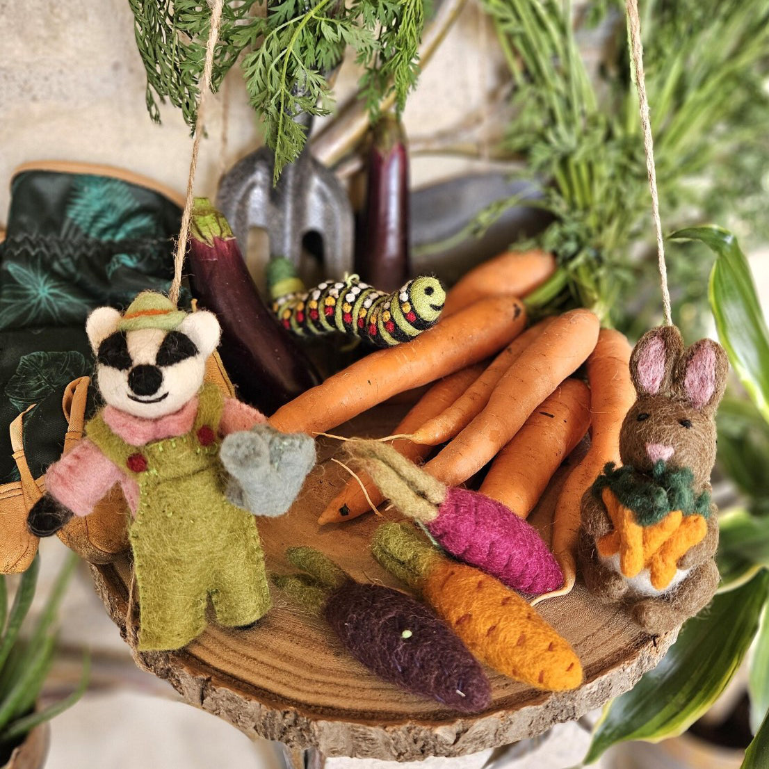 Felt So Good Gus The Gardening Badger