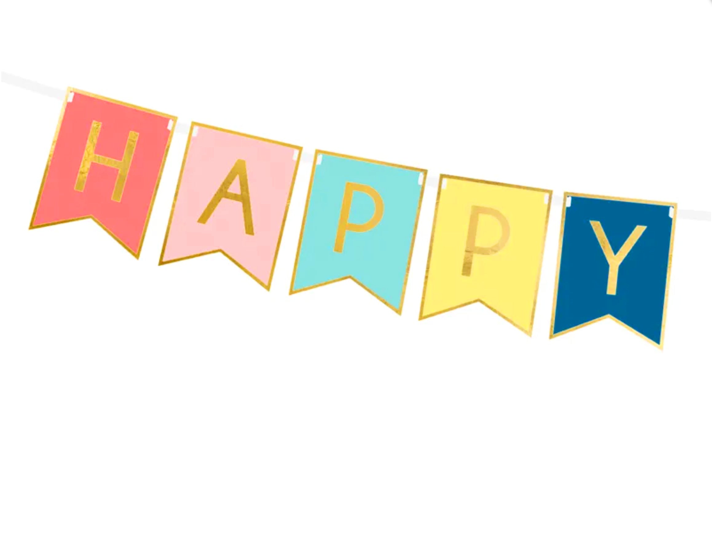 Colourful Happy Birthday Banner