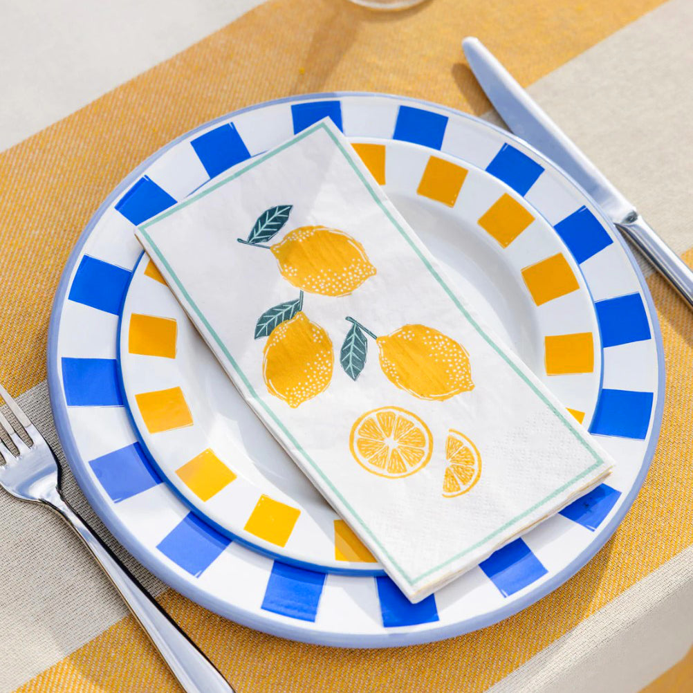 Lemon Party Napkins Pack of 16 - Talking Tables