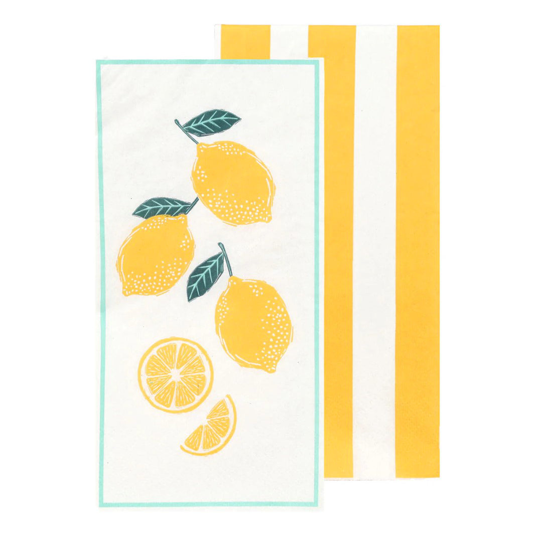 Lemon Paper Napkins x 16