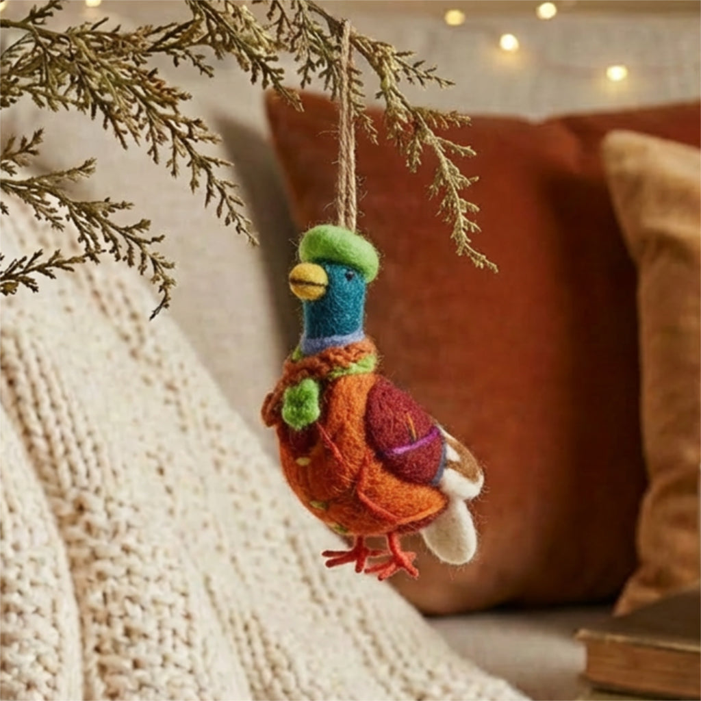 Felt So Good Master Mallard the Duck Hanging Decoration