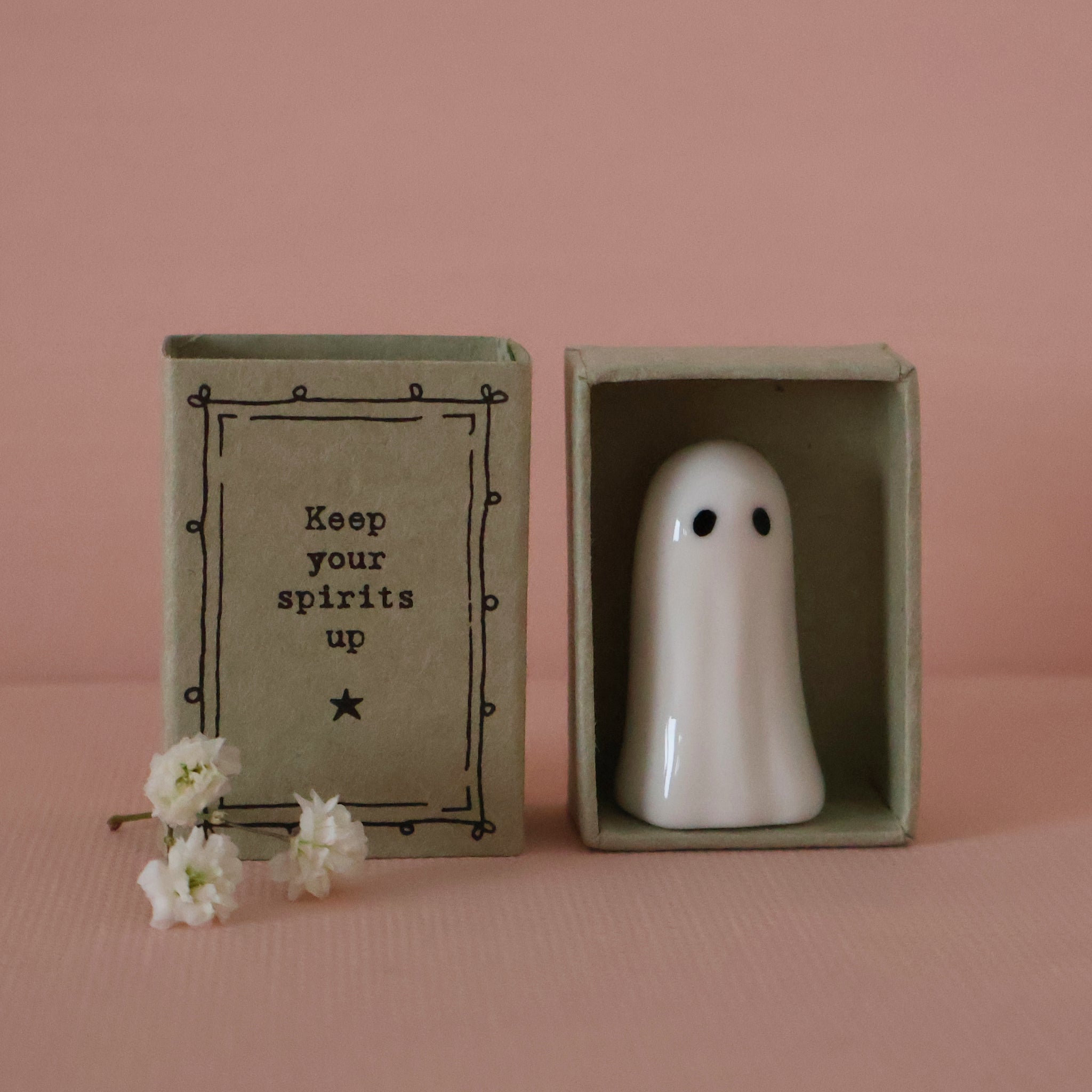 East of India Matchbox Ghost Spirits Up