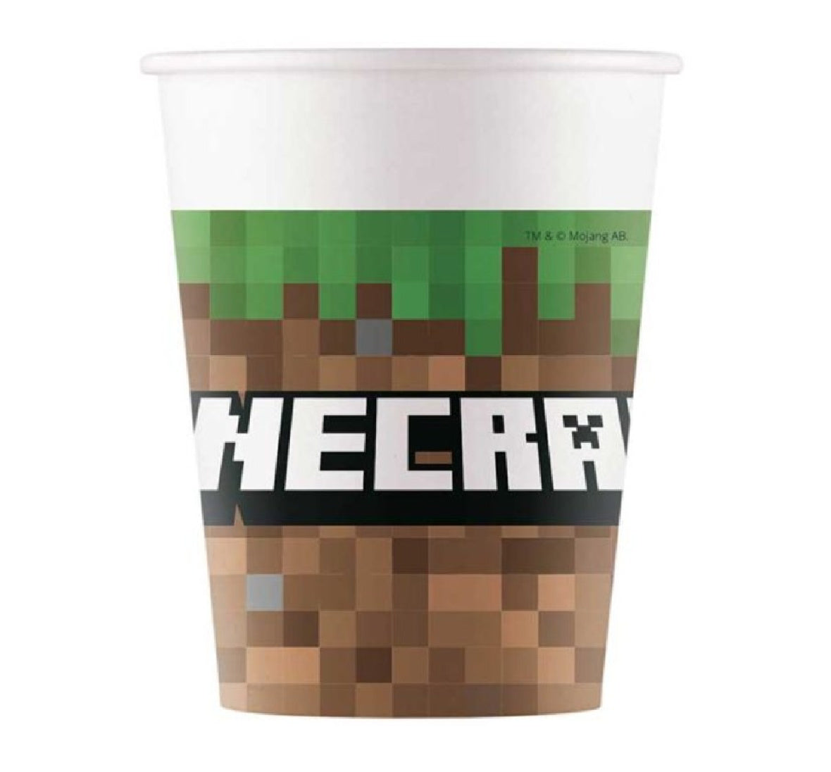 Minecraft Party Cups x 8