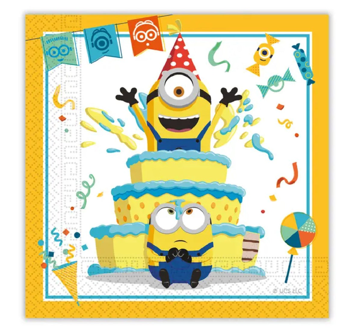 Minions The Rise Of Gru Paper Napkins x 20