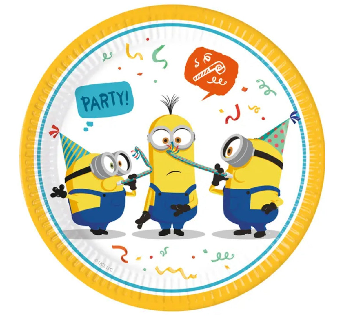 Minions The Rise Of Gru Paper Plates x 8