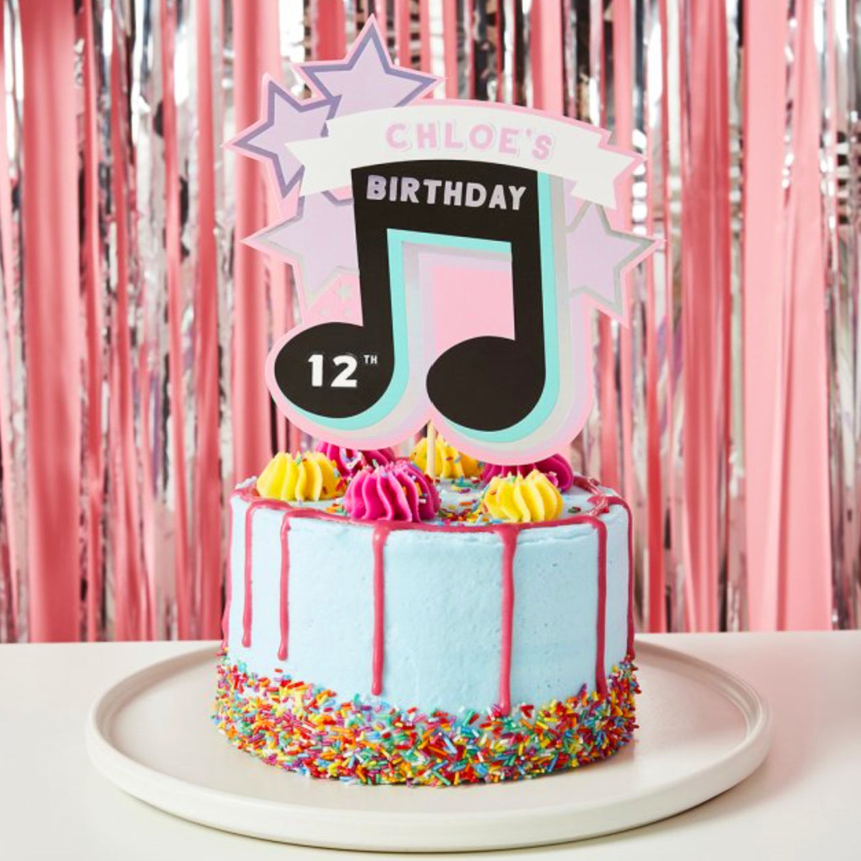 Musical Note Cake Topper