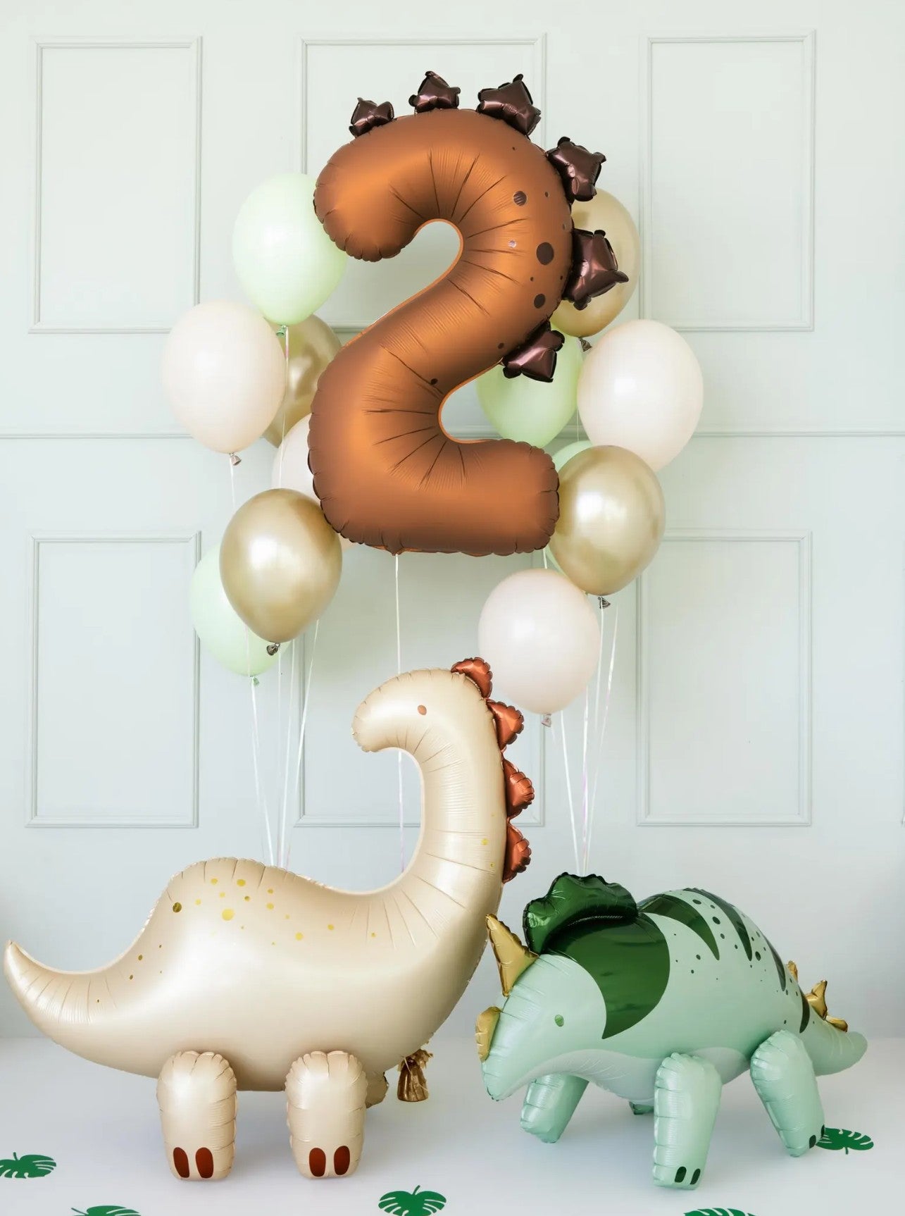 Dinosaur Number 2 Foil Balloon - 36 inch