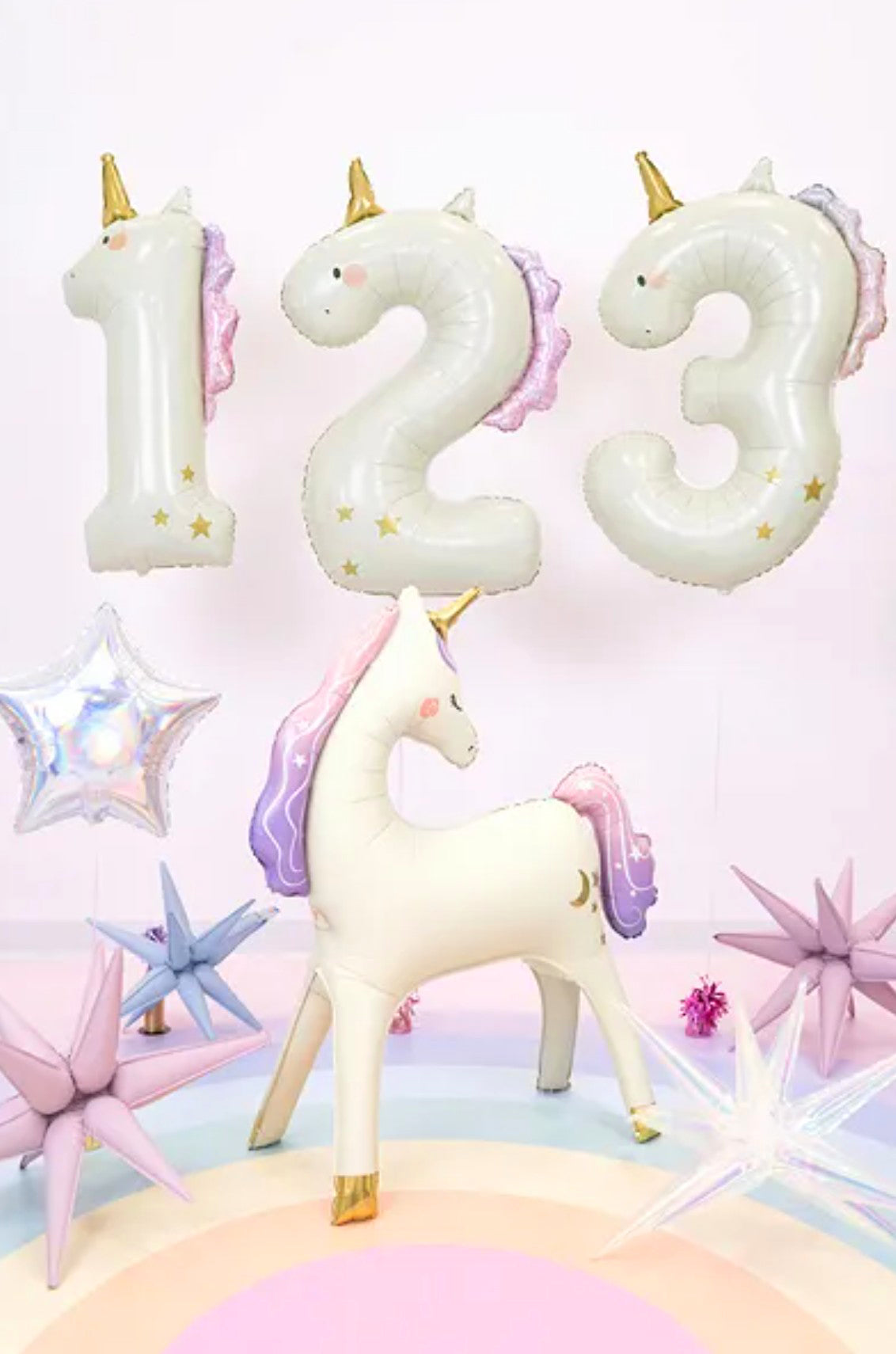 Unicorn Number 1 Foil Balloon