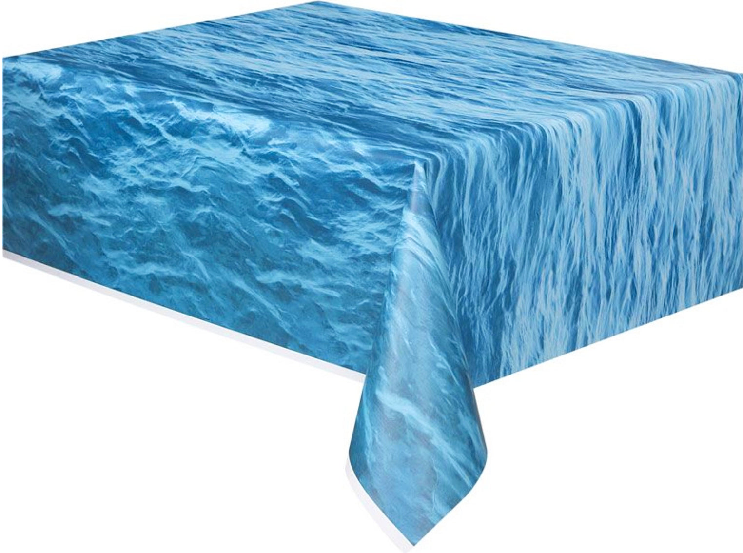 Ocean Waves Plastic Table Cover