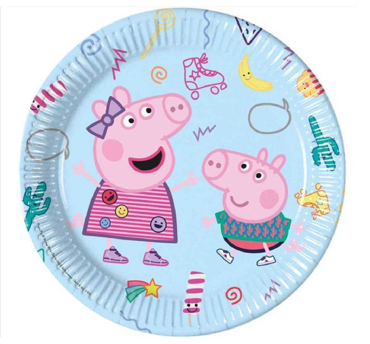 Peppa Pig Large Party Plates x 8