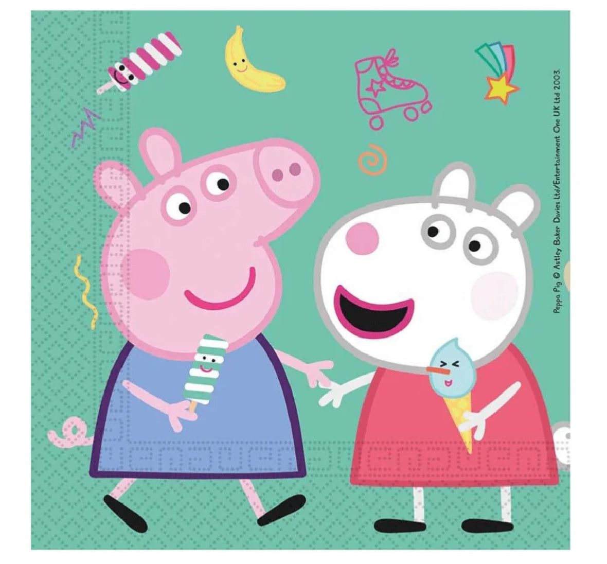 Peppa Pig Party Paper Napkins x 20