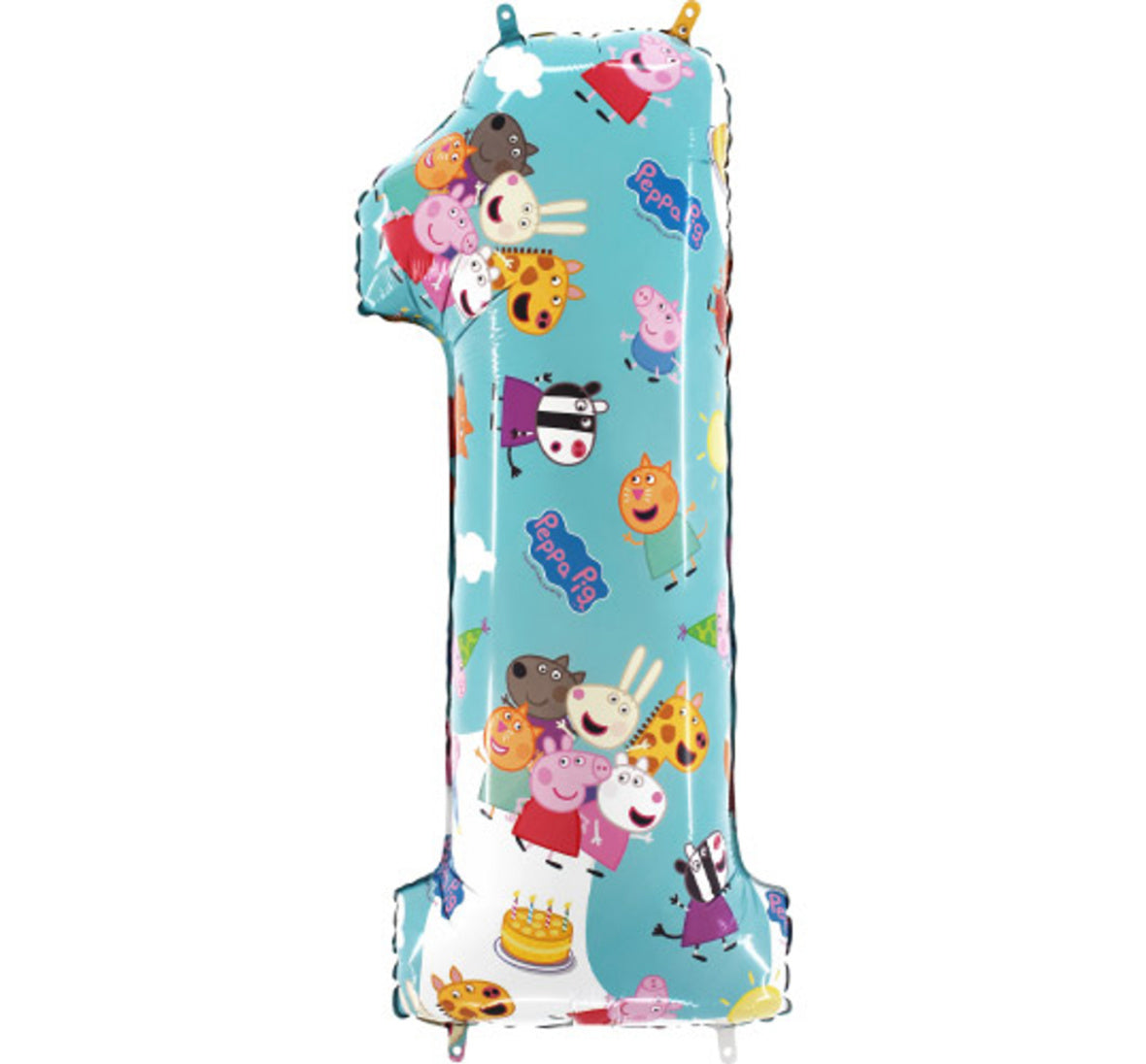 Peppa Pig Number One Supershape Balloon