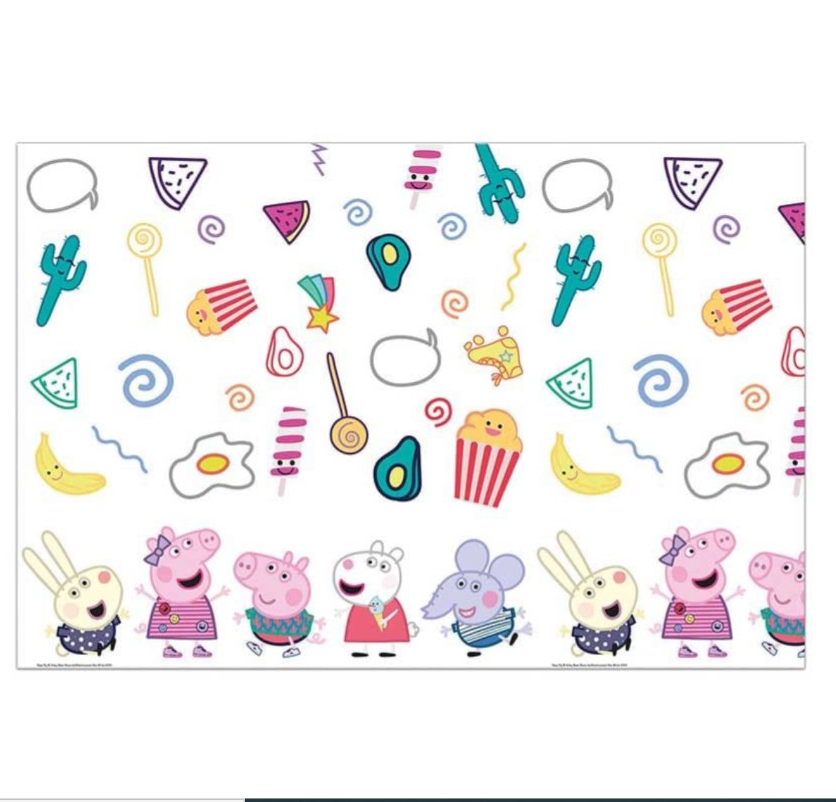 Peppa Pig Party Table Cover