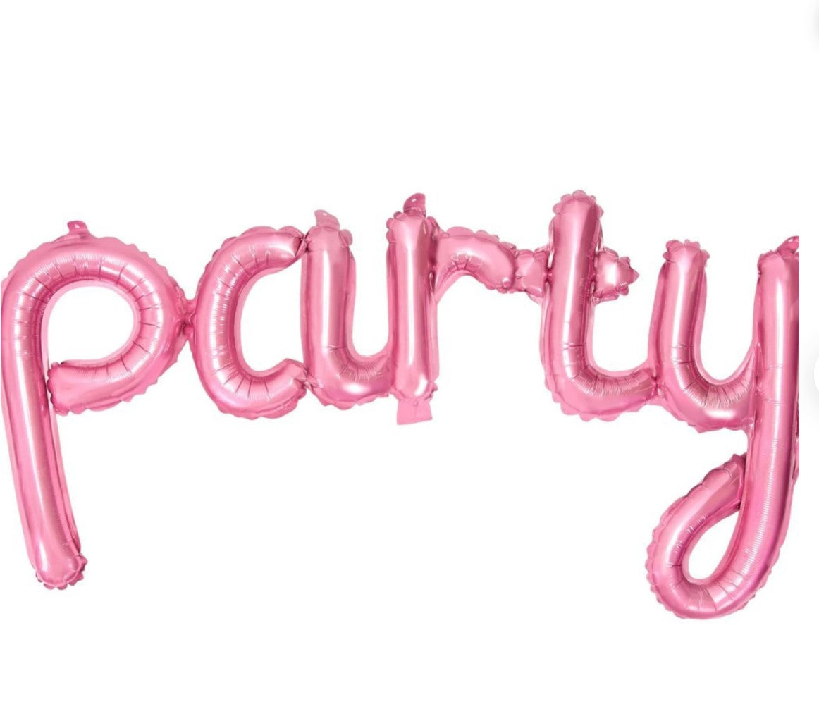 Pink Party Balloon