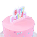 Pink Pastel Happy Birthday Candle