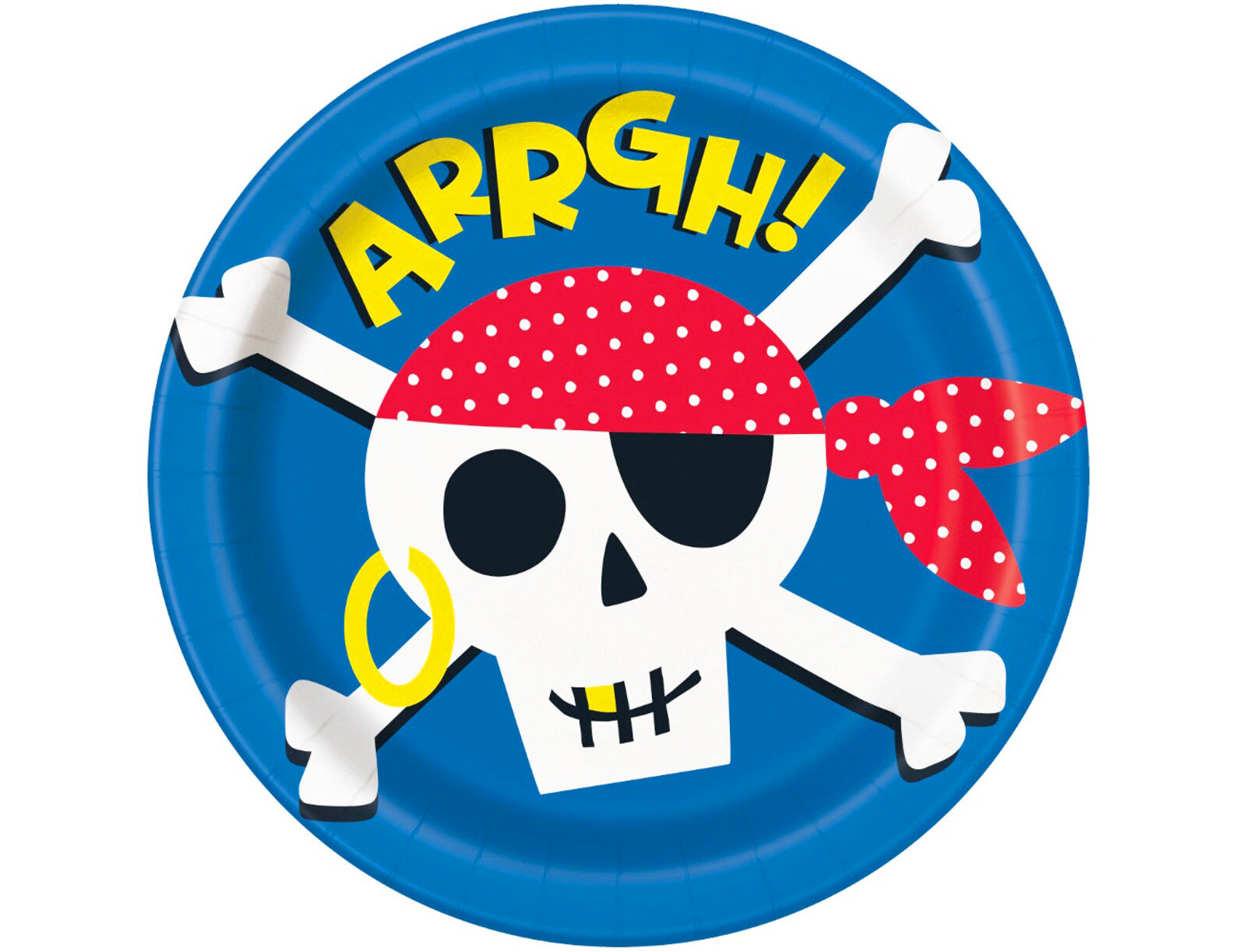 Ahoy Pirate Party Plates (x8)