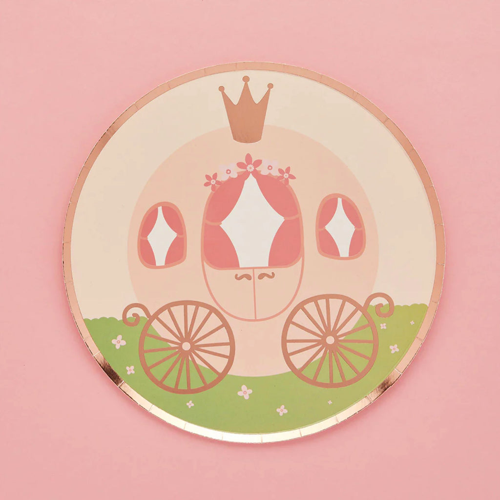 Princess Carriage Plates (x8)