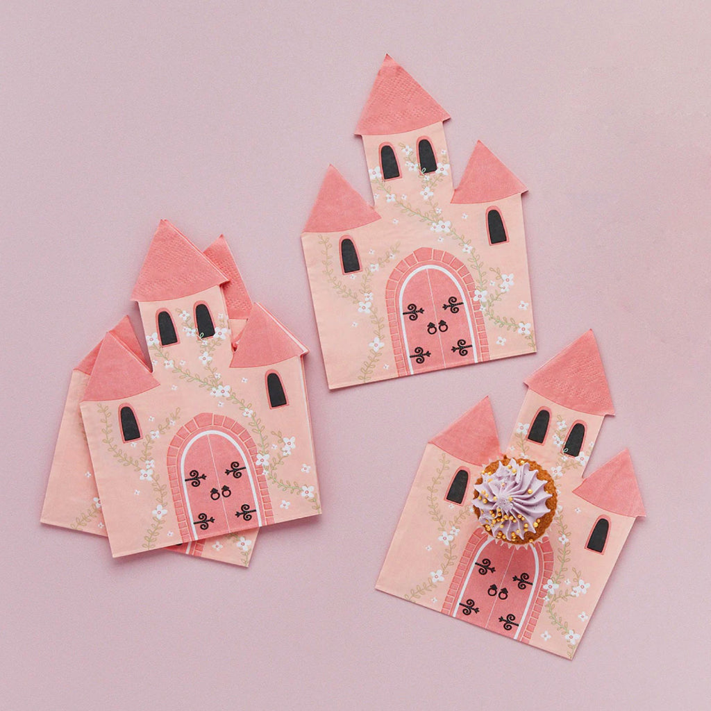 Princess Castle Napkins (x16)