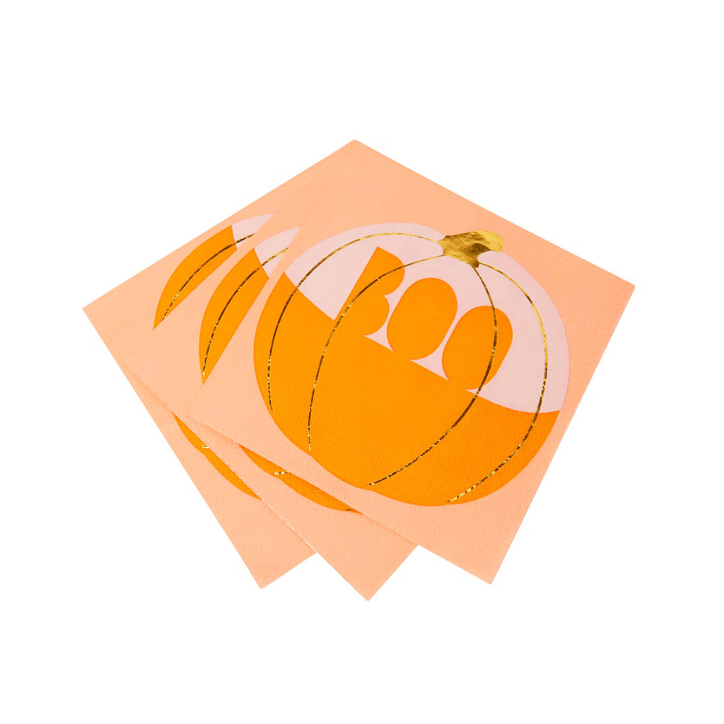 Halloween Pumpkin Napkins (x16)