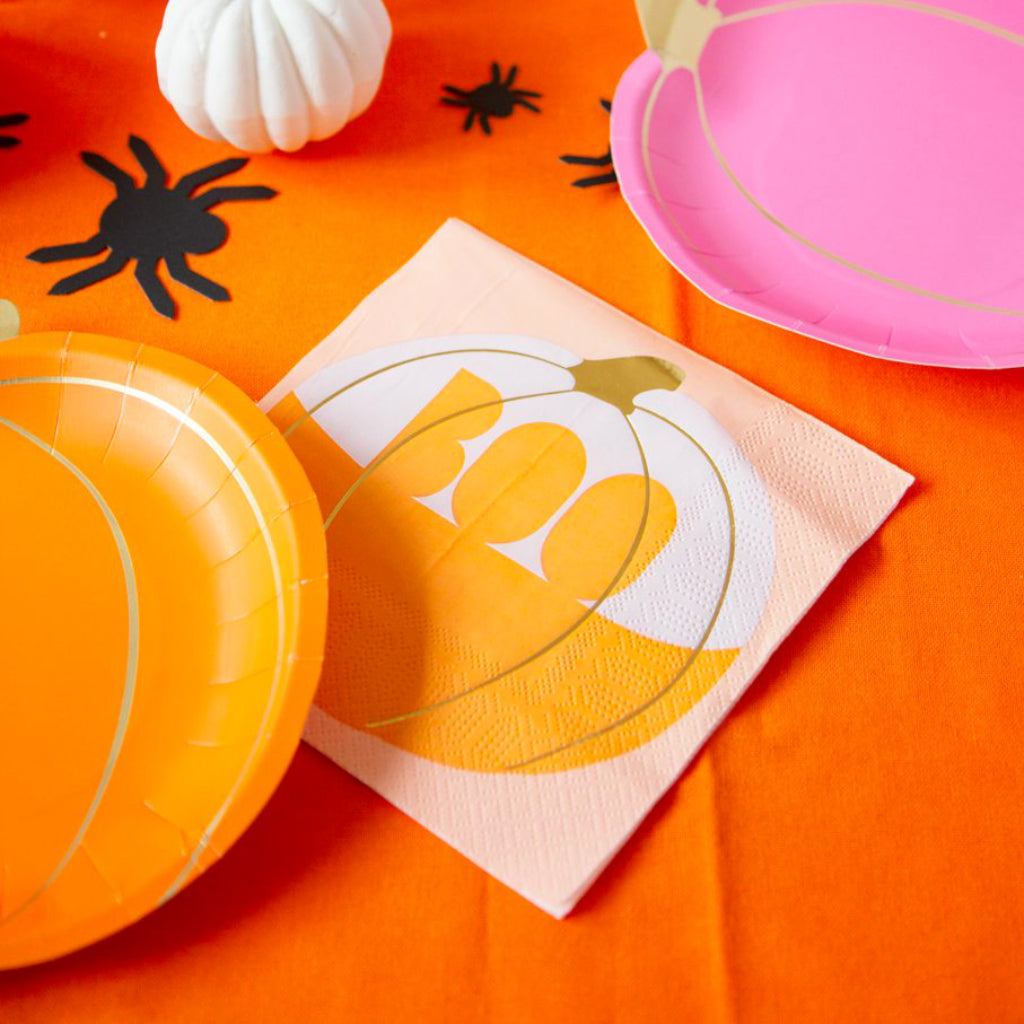 Halloween Pumpkin Napkins (x16)