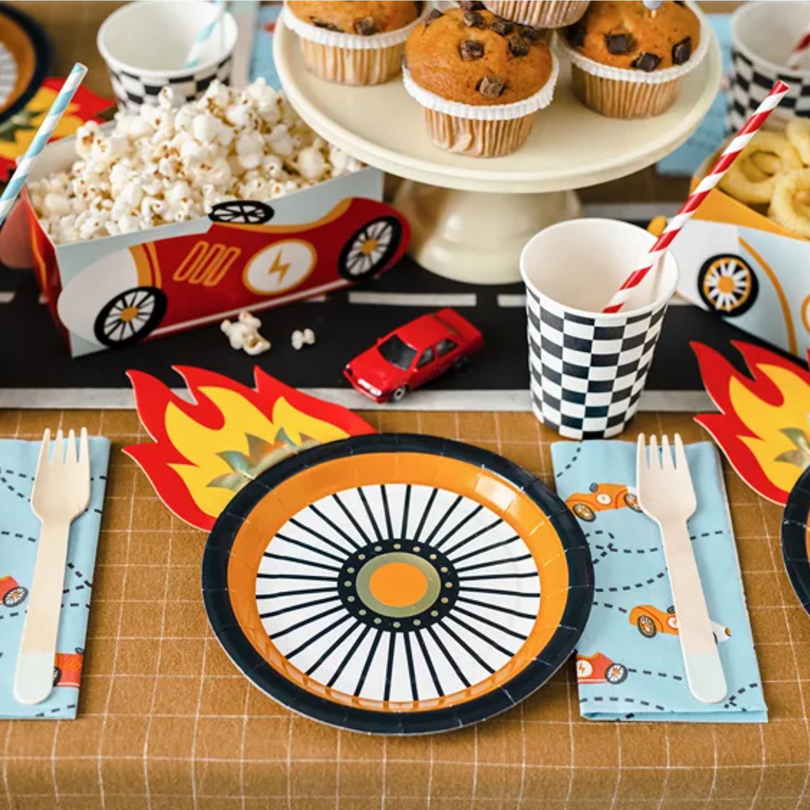 Racing Car Paper Plates x 6