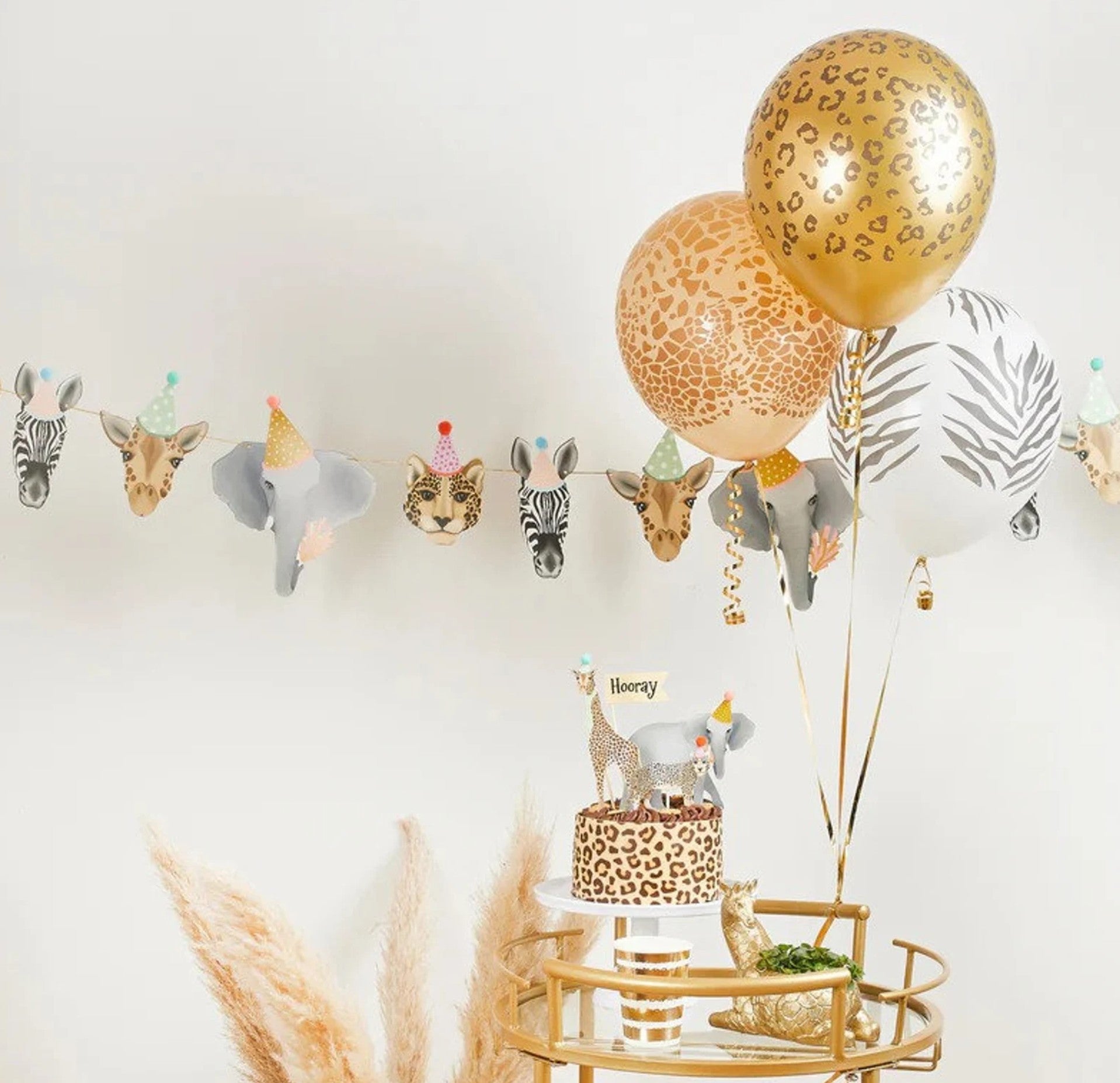 Safari Balloons x 12