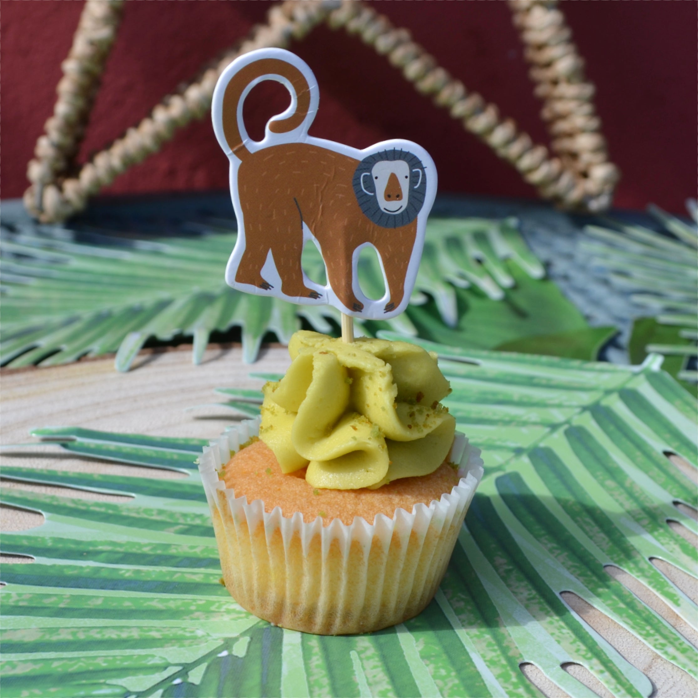 Safari Animal Cupcake Toppers x 12
